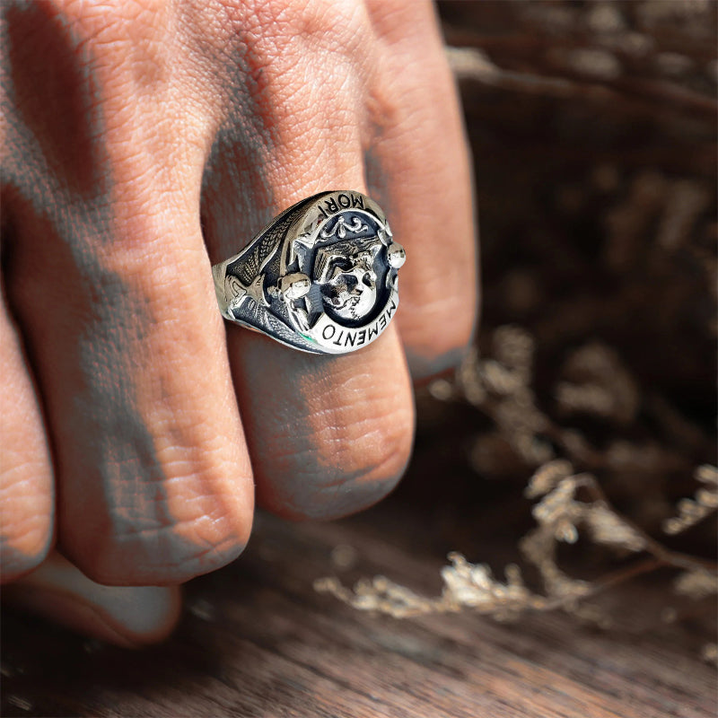 Memento Mori Totenkopf Ring