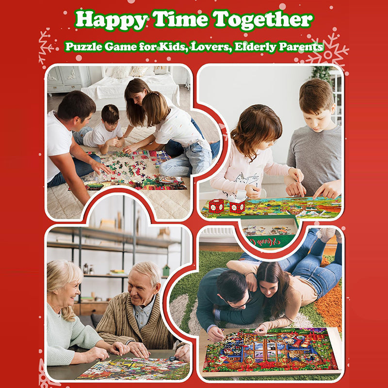Vivolux | 1000PCS Weihnachten Puzzle Adventskalender - Weihnachtsgeschenk