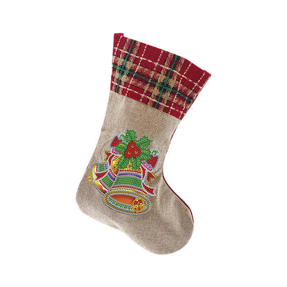 Vivolux | Diamond Painting Xmas Rhinestone Sock Stickerei Mosaik Geschenk Tasche