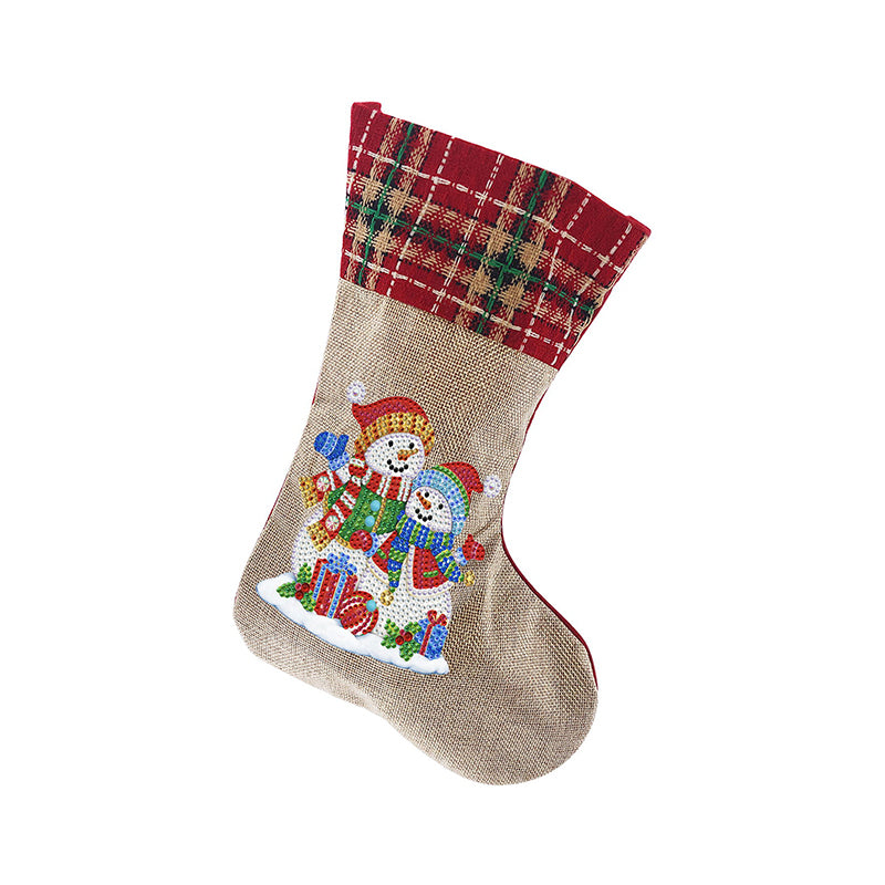 Vivolux | Diamond Painting Xmas Rhinestone Sock Stickerei Mosaik Geschenk Tasche