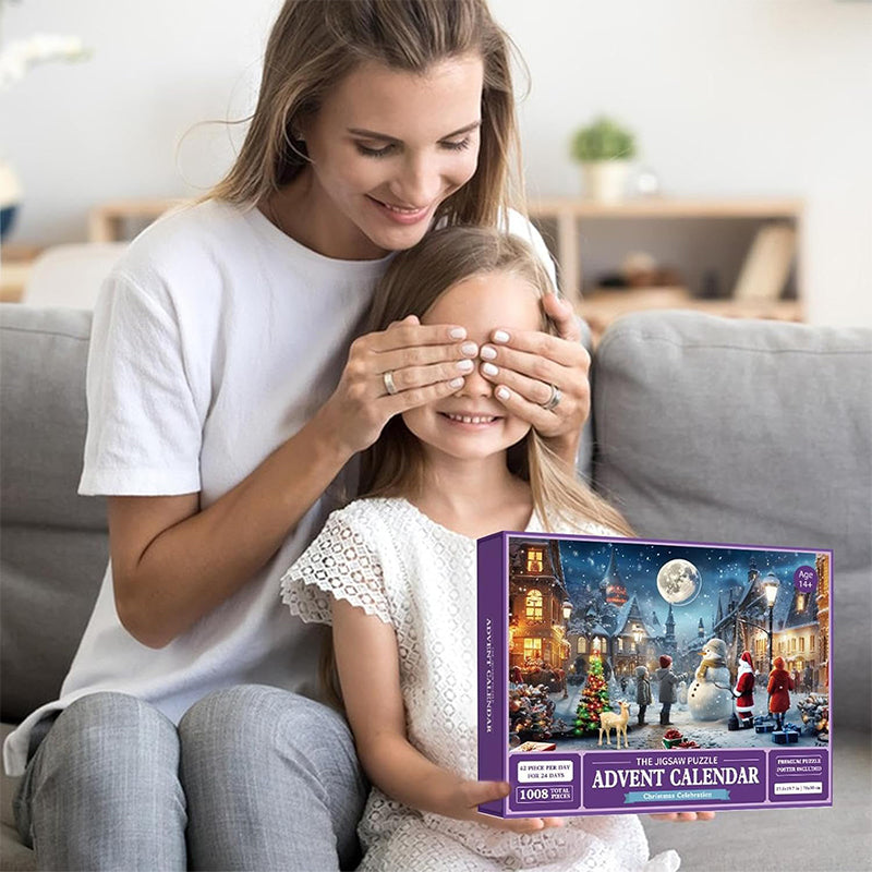 Vivolux | 1000PCS Weihnachten Puzzle Adventskalender - Weihnachtsgeschenk