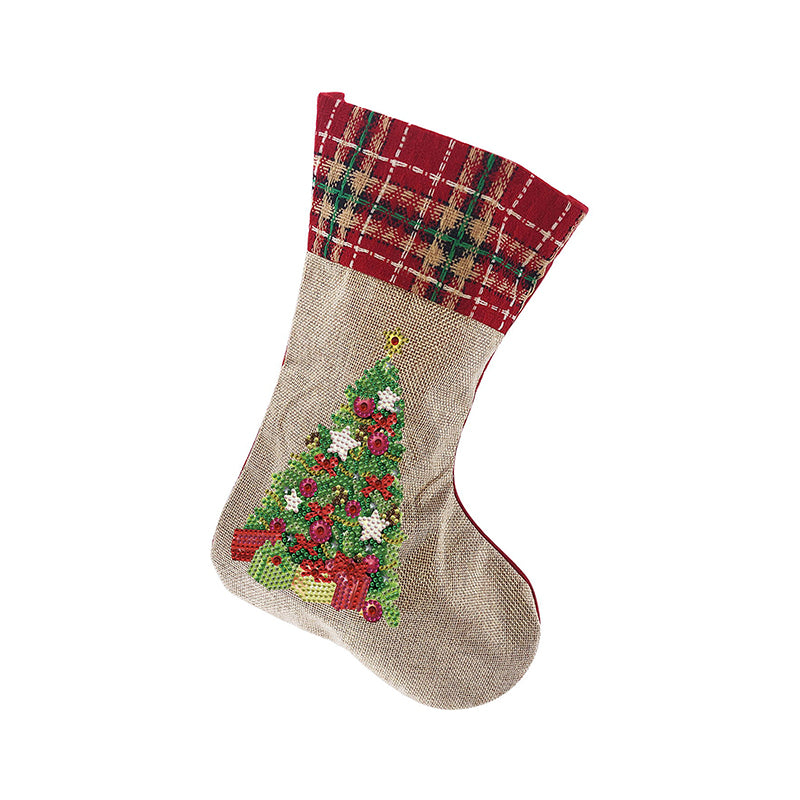 Vivolux | Diamond Painting Xmas Rhinestone Sock Stickerei Mosaik Geschenk Tasche