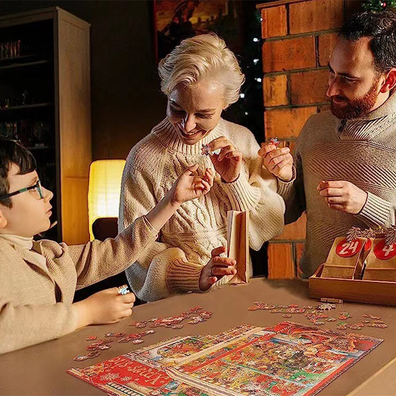 Vivolux | 1000PCS Weihnachten Puzzle Adventskalender - Weihnachtsgeschenk