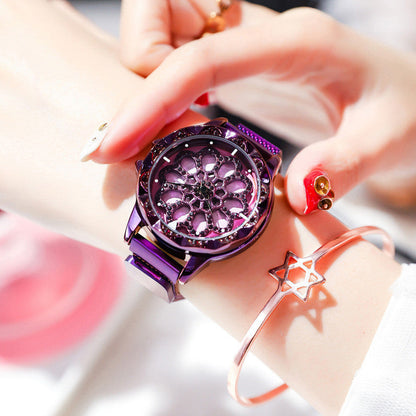 Vivolux | Fashion Damen Uhr, mit 360¬∞ drehbarem Zifferblatt, magnetischem Armband & täglicher wasserdicht