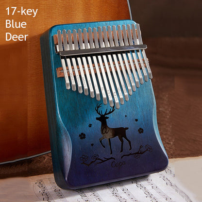 Vivolux | Tragbare Kalimba, mit 21 Tasten & Solides Holzbrett, für Kinder, Erwachsene, Anfänger, Profis