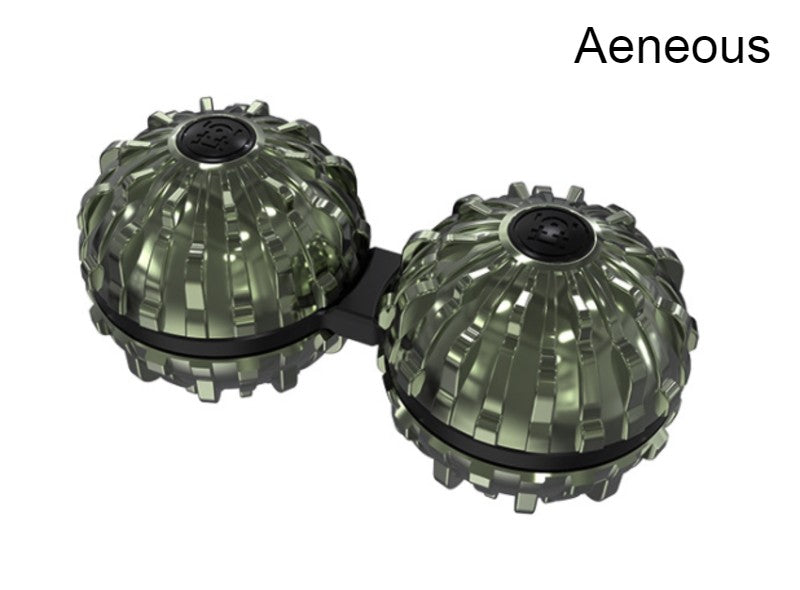 Vivolux | Tragbarer Anti-Stress Körpermassager Ball, aus Zinklegierung Material, für Erwachsene und Kinder