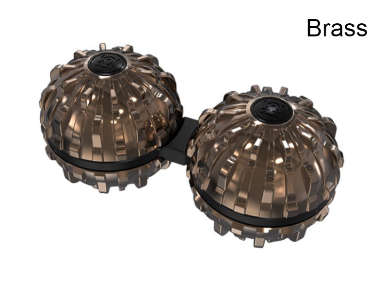 Vivolux | Tragbarer Anti-Stress Körpermassager Ball, aus Zinklegierung Material, für Erwachsene und Kinder