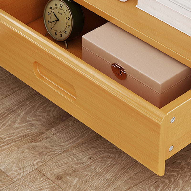 Vivolux | HanaCrate Japanischer Nachttisch | Massivholz | 1 oder 3 Schubladen | Minimalistisches Design für Schlafzimmer