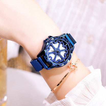 Vivolux | Fashion Damen Uhr, mit 360¬∞ drehbarem Zifferblatt, magnetischem Armband & täglicher wasserdicht