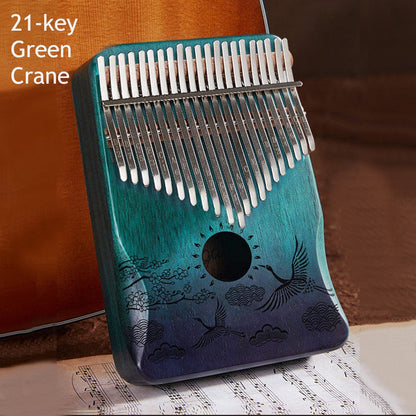 Vivolux | Tragbare Kalimba, mit 21 Tasten & Solides Holzbrett, für Kinder, Erwachsene, Anfänger, Profis