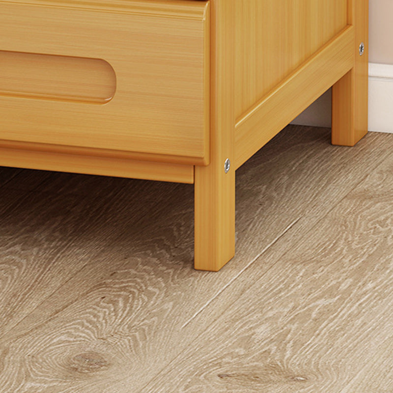 Vivolux | HanaCrate Japanischer Nachttisch | Massivholz | 1 oder 3 Schubladen | Minimalistisches Design für Schlafzimmer