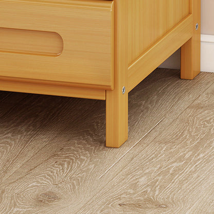 Vivolux | HanaCrate Japanischer Nachttisch | Massivholz | 1 oder 3 Schubladen | Minimalistisches Design für Schlafzimmer