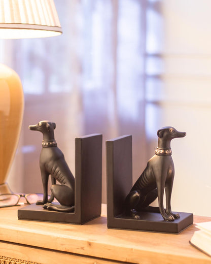 Vivolux | Guard Dog Buchstützen Set - Schwarz