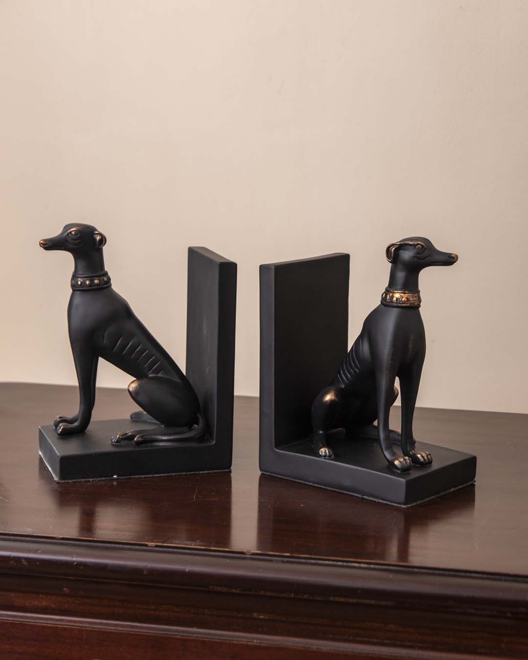 Vivolux | Guard Dog Buchstützen Set - Schwarz