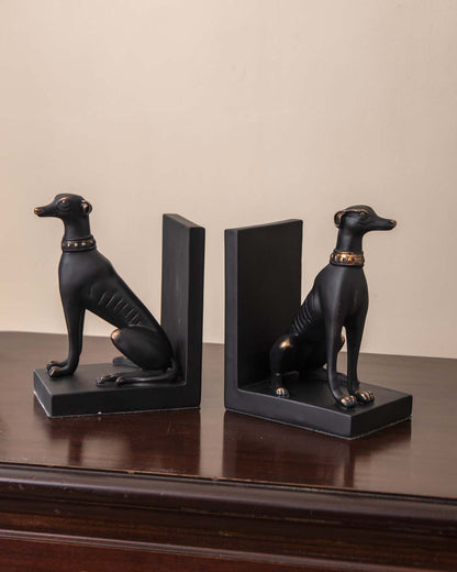 Vivolux | Guard Dog Buchstützen Set - Schwarz