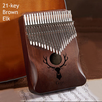 Vivolux | Tragbare Kalimba, mit 21 Tasten & Solides Holzbrett, für Kinder, Erwachsene, Anfänger, Profis