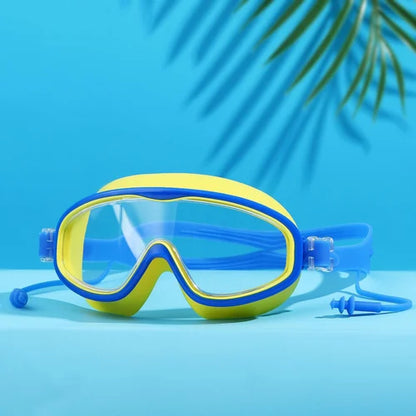 Vivolux | HD-Schwimmbrille für Kinder mit großem Rahmen, wasserdicht und beschlagfrei