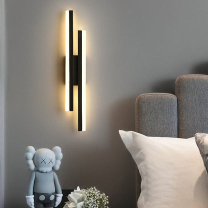 Vivolux | LuxLine Moderne LED Wandlampe | Minimalistisches Design | Eisen & Acryl | Dimmbares Licht
