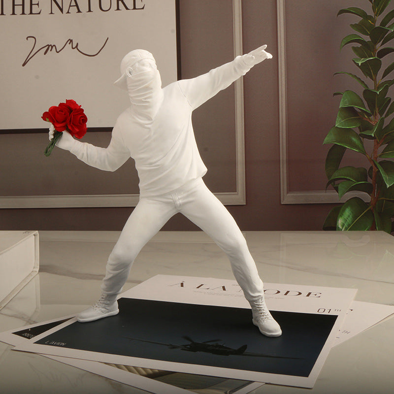 Vivolux | Banksy Flower Rioter Ornament