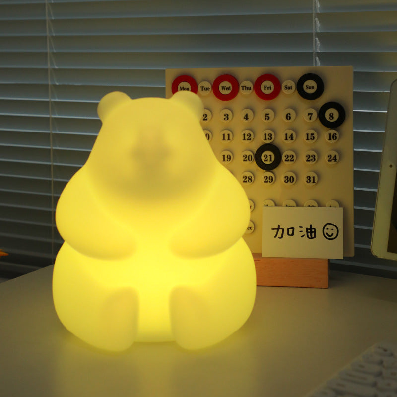 Vivolux | Zeitgenössische kreative Bären-PE-LED-Tischlampe für das Wohnzimmer