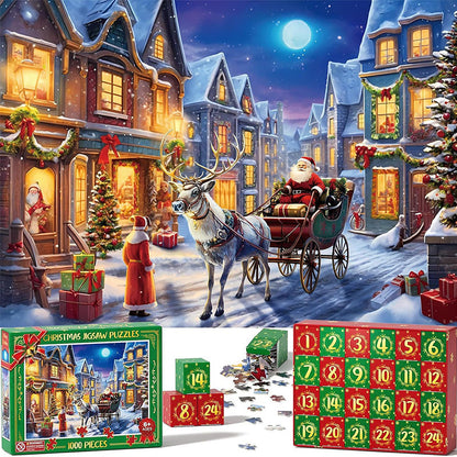 Vivolux | 1000PCS Weihnachten Puzzle Adventskalender - Weihnachtsgeschenk