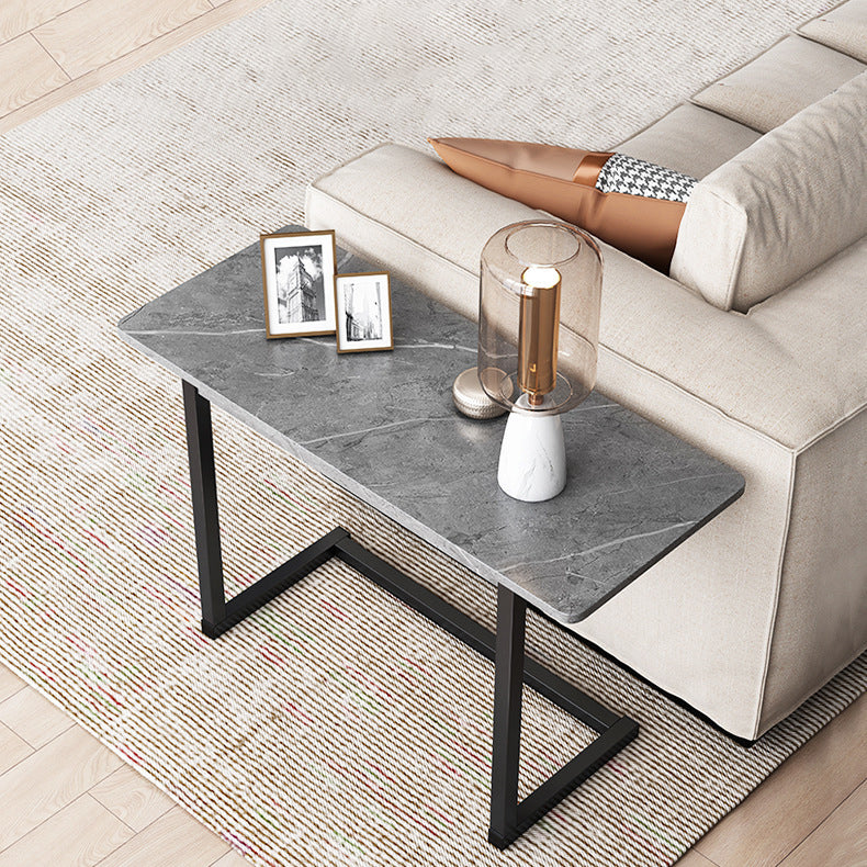 Vivolux | ModernoCurve C-Beistelltisch | MDF-Tischplatte | Modernes Design | Platzsparend | Perfekt für Wohnzimmer & Schlafzimmer