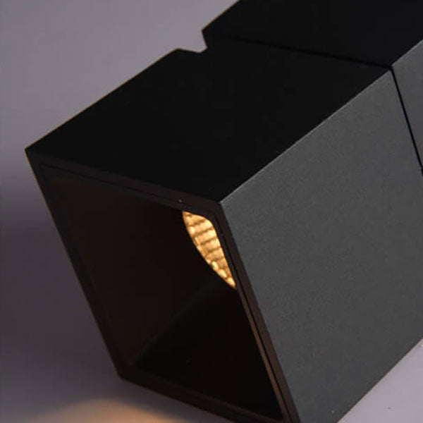 Vivolux | IlluVega Faltbare LED Deckenlampe | Modernes Design | Semi-Flush-Mount | Beleuchtung für Zuhause