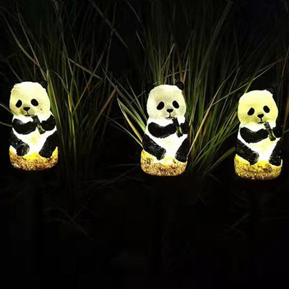 Vivolux | Solarharz Panda Outdoor wasserdichte Patioschmuckbodenstecklicht