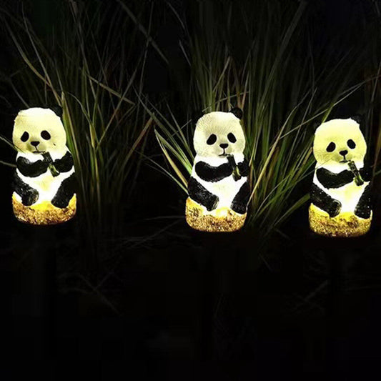Vivolux | Solarharz Panda Outdoor wasserdichte Patioschmuckbodenstecklicht