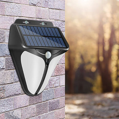 Vivolux | Solar Intelligente Dreieck Außen wasserdichte Körper Sensor Patio LED Wandleuchte