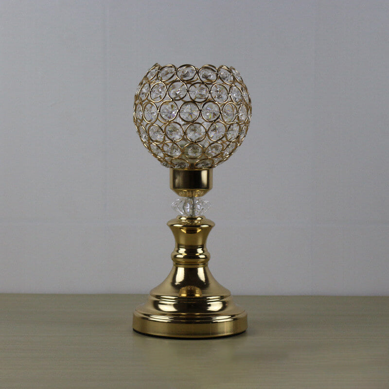 Vivolux | Europäische Luxus-Kristallball 1-Licht Kunst-Tischlampe