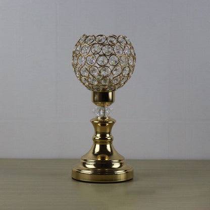 Vivolux | Europäische Luxus-Kristallball 1-Licht Kunst-Tischlampe