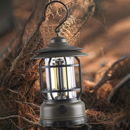 Vivolux | Zeitgenössische Industrie Tragbare USB Aufladbare Campinglampe Pferdelampe Für Outdoor