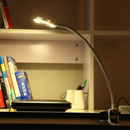 Vivolux | Kreative einfache USB Hose Knopf LED Lesen Clip Schreibtischlampe