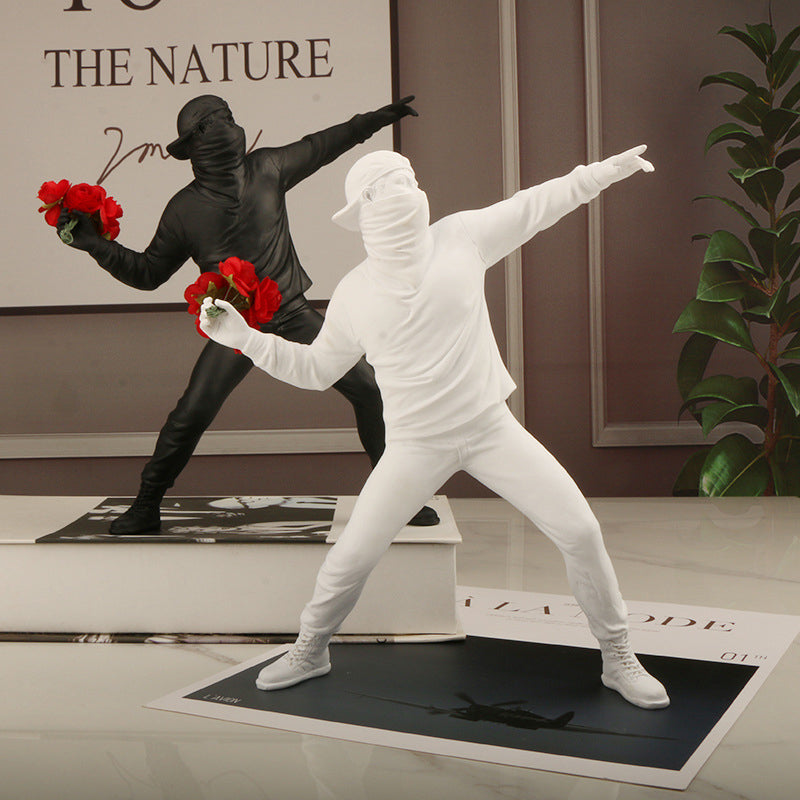 Vivolux | Banksy Flower Rioter Ornament