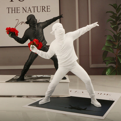 Vivolux | Banksy Flower Rioter Ornament