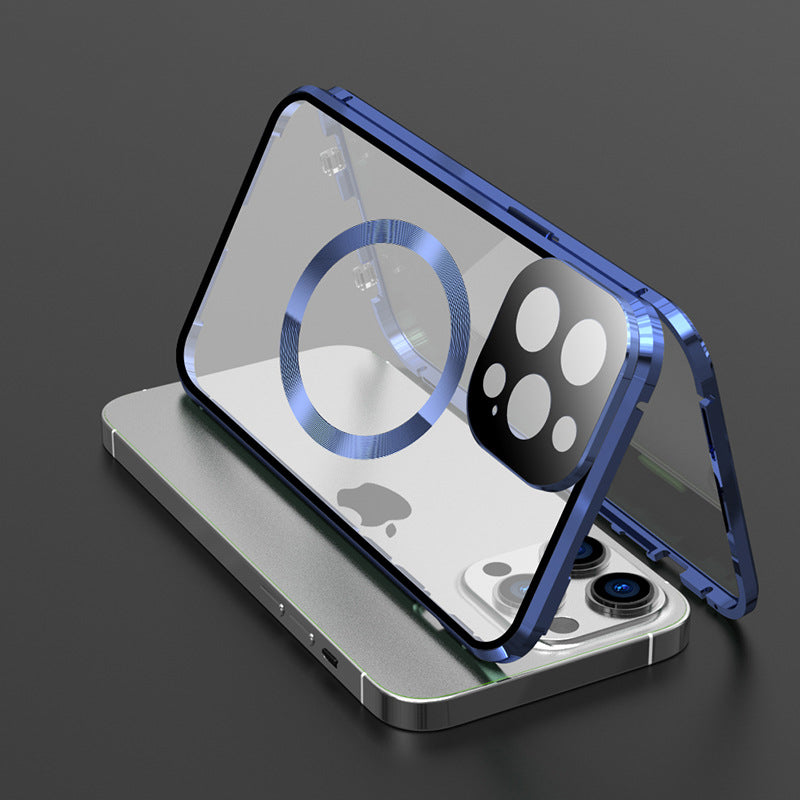 Vivolux | Vollschutz Metallrand Hülle für iPhone
