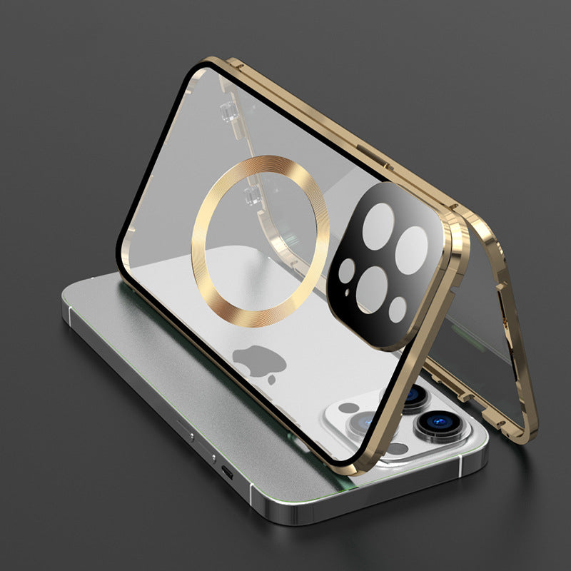 Vivolux | Vollschutz Metallrand Hülle für iPhone