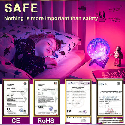 Mondlampe | Stimmungslicht für traumhafte Nächte | Kabellos aufladbar