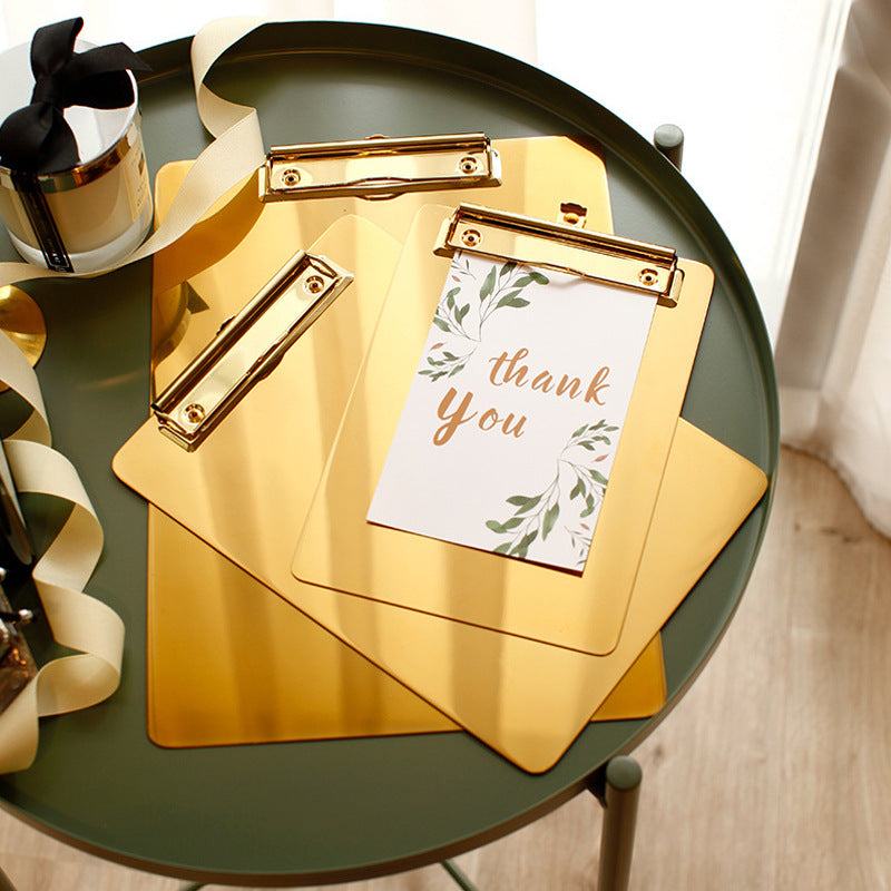 Vivolux | Frendorf Stilvolle Goldene Klemmbretter