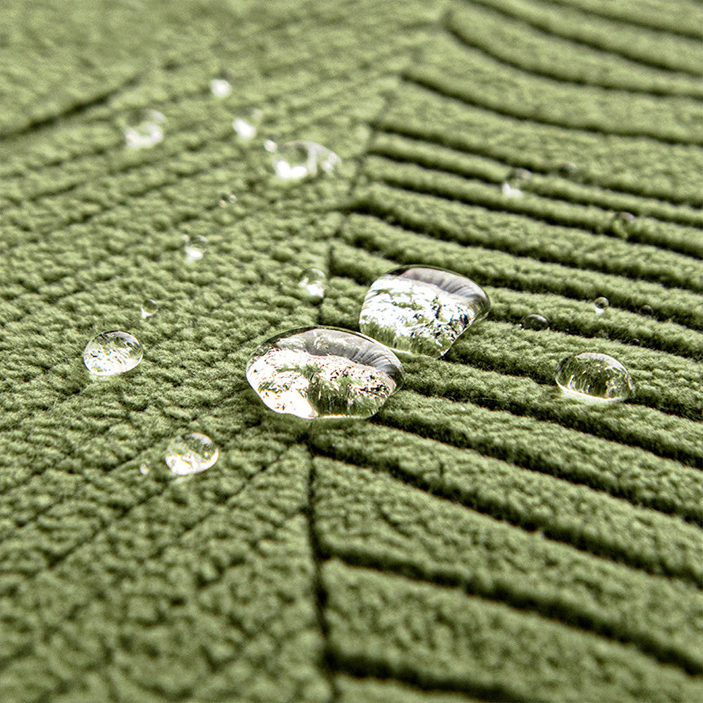 Vivolux | Modernes Blatt Jacquard Wasserdicht Anti-Kratzer Stretch Vollüberzug Sofaüberzug