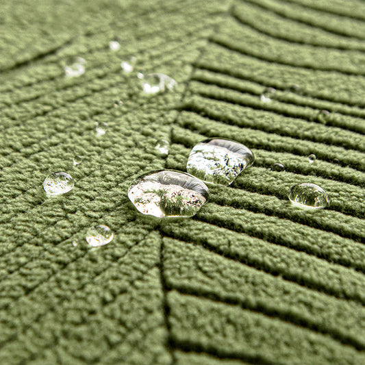 Vivolux | Modernes Blatt Jacquard Wasserdicht Anti-Kratzer Stretch Vollüberzug Sofaüberzug