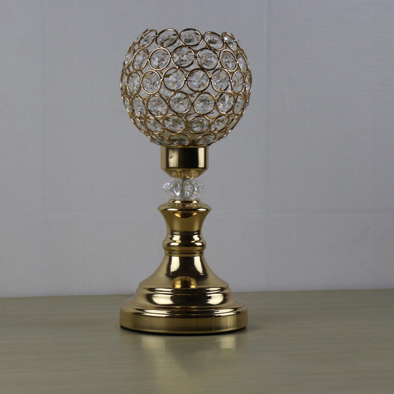 Vivolux | Europäische Luxus-Kristallball 1-Licht Kunst-Tischlampe