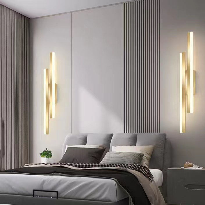 Vivolux | LuxLine Moderne LED Wandlampe | Minimalistisches Design | Eisen & Acryl | Dimmbares Licht