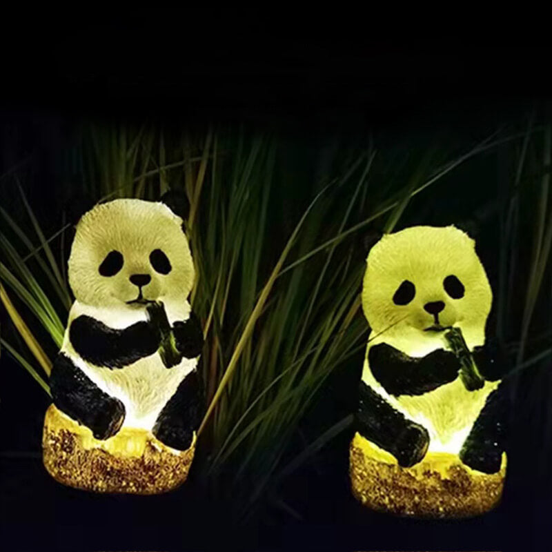 Vivolux | Solarharz Panda Outdoor wasserdichte Patioschmuckbodenstecklicht
