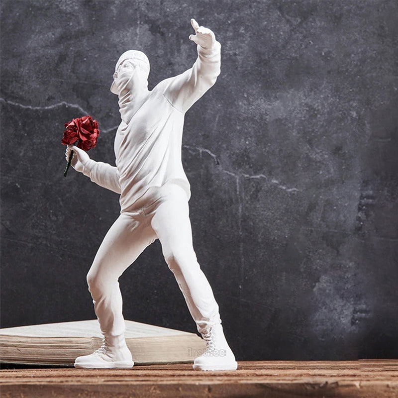 Vivolux | Banksy Flower Rioter Ornament