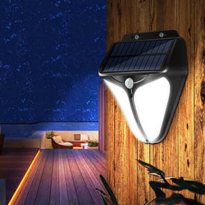 Vivolux | Solar Intelligente Dreieck Außen wasserdichte Körper Sensor Patio LED Wandleuchte