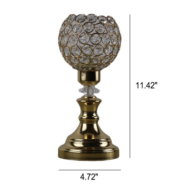 Vivolux | Europäische Luxus-Kristallball 1-Licht Kunst-Tischlampe