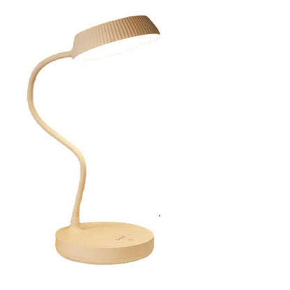 Vivolux | Nordic Minimalist Rundplatte LED Touch Augenschutz USB Schreibtischlampe