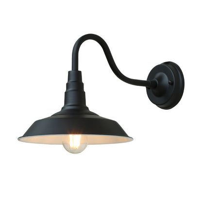 Vivolux | Noctura Classic Wandlampe | Vintage Design | Eisenrahmen mit Rundem Glasschirm | 1-Licht Esszimmerbeleuchtung